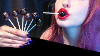 ASMR: Cracking Lollipop & Mouth Sounds | Lollipop Hard Candy 🍭  ~ Relaxing [No Talking|V] 😻