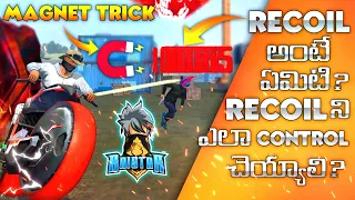 How To Control/Reduce Recoil🔥 In Telugu in Free Fire | Full Explain | Gaming Litz | Garena Free Fire