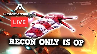 Recon Only Is OVERPOWERED - Homeworld 3 Gameplay Is Perfectly Balanced Live #game #ad