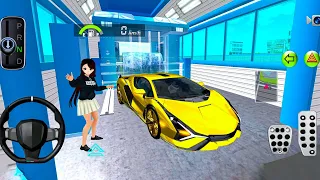 Lamborghini City Driving & Car Wash Service - 3D Driving Class - Car Game Android GamePlay