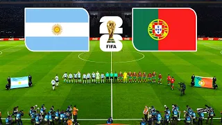 ARGENTINA vs PORTUGAL | FIFA WORLD CUP 2026 | Full Match All Goals | PES Gameplay