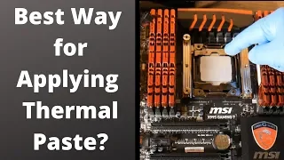 How to Apply Thermal Paste to a CPU