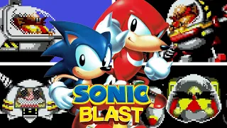 SONIC BLAST - All Bosses (As Sonic & Knuckles)