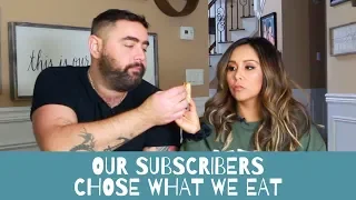 TRADER JOE'S MUKBANG | MY SUBSCRIBERS CHOOSE WHAT WE EAT