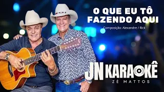 O QUE É QUE EU TO FAZENDO AQUI GINO & GENO JN KARAOKE BAILÃO VOL 1