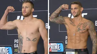 UFC 291 OFFICIAL WEIGH-INS: Poirier vs Gaethje 2