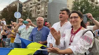 Марш захисників України триває у центрі Києва