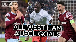 BENRAHMA, ANTONIO, RICE | All WEST HAM 2022/23 GOALS to reach the #UECL Final ⚽