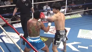 【K-1試合映像】金子晃大、ムエタイ強豪に左フックで豪快KO勝利！『K-1 WORLD GP 2022 JAPAN』