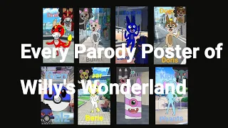 (MOST VIEWED) Every Parody Poster of Willy's Wonderland (feat. my OCs!)