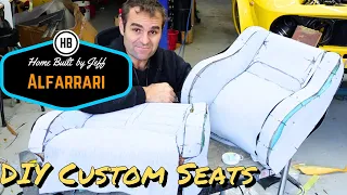 How to build custom Ferrari seats - Ferrari engined Alfa 105 Alfarrari build part 178