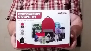 Unboxing Comprehensive Survival kit from Amazon.