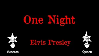 Elvis Presley - One Night - Karaoke