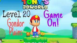 Super Tony 3D - Adventure World (Level 20 - Gondor Plains) #gamer #gaming #gameplay #supertony