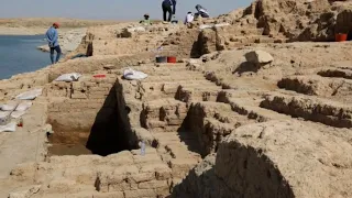 Sequía extrema en Irak dejó al descubierto una ciudad de más de 3 mil años