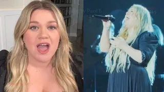 Kelly Clarkson Reacts To 'favorite kind of high' Note