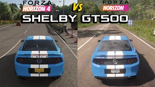 Forza Horizon 5 VS Forza Horizon 4 - Sound comparison Ford Shelby GT500 2013 (stock)