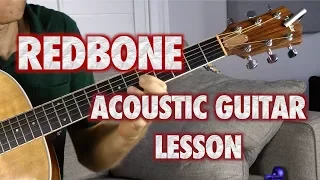 Redbone Acoustic Guitar Lesson