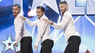 Yanis Marshall, Arnaud & Mehdi's spicy high-heeled moves | Britain's Got Talent 2014