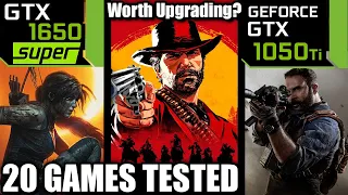 GTX 1650 SUPER vs GTX 1050 ti - Worth Upgrading? - 20 Games Tested - Late 2019