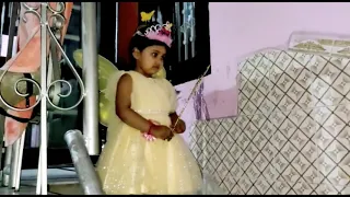 Bhavi dressed up as a fairy