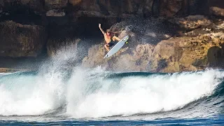 Surfing Crazy Indo Slabs | Teluk Biru | Rusty Surfboards
