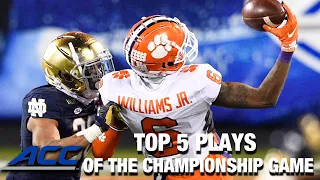 2020 ACC Football Top 5 Plays Of The Championship Game