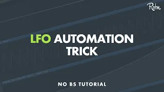 LFO AUTOMATION TRICK IN FL STUDIO | No BS