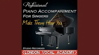 Make Them Hear You ('Ragtime' Piano Accompaniment) (Professional Karaoke Backing Track)
