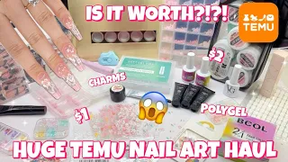 HUGE TEMU NAIL HAUL | THE TRUTH ABOUT TEMU! I WISH I KNEW THIS SOONER *HONEST REVIEW*