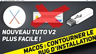 Installation de Mac OS impossible : solution SIMPLE (l'application Installer macOS est endommagée)