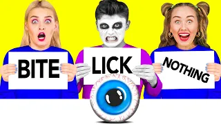 Bite, Lick or Nothing Challenge by Ideas 4 Fun Challenge