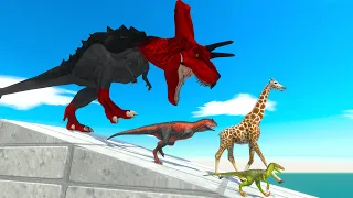 Running Down the Giant Stairs - Animal Revolt Battle Simulator