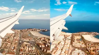 Wingview Flight Simulator  FS2020  vs Real Life  Landing Fuerteventura Sim Update 5 #4k60