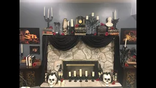 Halfway to Halloween decorate with me: Gothic Vampire Party