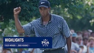 Every Shot from Tiger Woods' First Round | 2000 PGA Championship