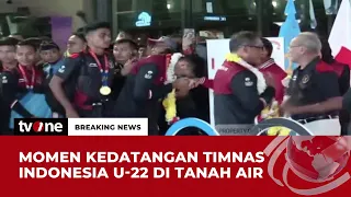 Seperti Pahlawan! Kedatangan Timnas U-22 di Tanah Air Disambut Meriah | tvOne