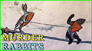 Medieval Murder Rabbits - Funny Medieval Art
