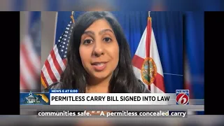 Florida Gov. Ron DeSantis signs permitless carry gun bill into law