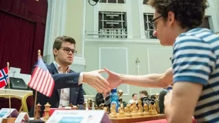 A Magical Bf4 Forces Resignation In Round 8 Between The 2C’s Caruana and Carlsen Isle of Man2017