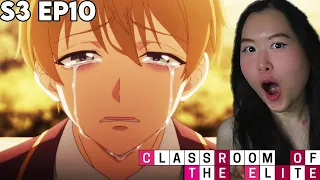 AYANOKOJI SAVES HIRATA?!👀 Classroom of the Elite Season 3 Episode 10 Reaction + Review