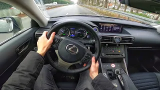 2021 Lexus IS 300h luxury line - pov test drive