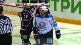 Barys @ Avangard 02/28/2015 Highlights / Авангард - Барыс 5:2