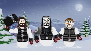 WWE Superstars come to life as animated holiday characters