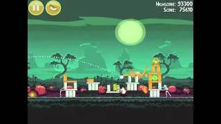 Angry Birds Seasons Ham'o'ween 1-13 Halloween 2012 Hamoween Walkthrough 3 Star