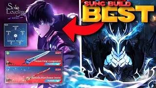 HOW TO BUILD SUNG JINWOO?! Best Sung Stats, Artifacts, Skills, Weapons!!!! (Solo Leveling Arise)