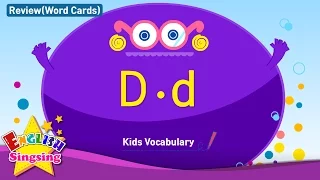 Kids vocabulary compilation - Words starting with D, d - Word cards - review - Learn English