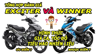 Honda Winner và Yamaha Exciter 150 Tổng hợp đánh giá của người chơi xe côn tay