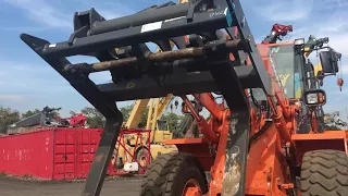 OilQuick Demonstration on a Wheel Loader