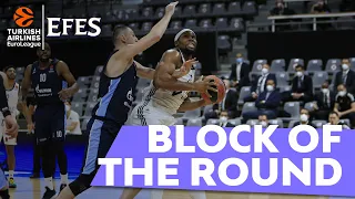 Efes Block of the Round: Guerschon Yabusele, LDLC ASVEL Villeurbanne